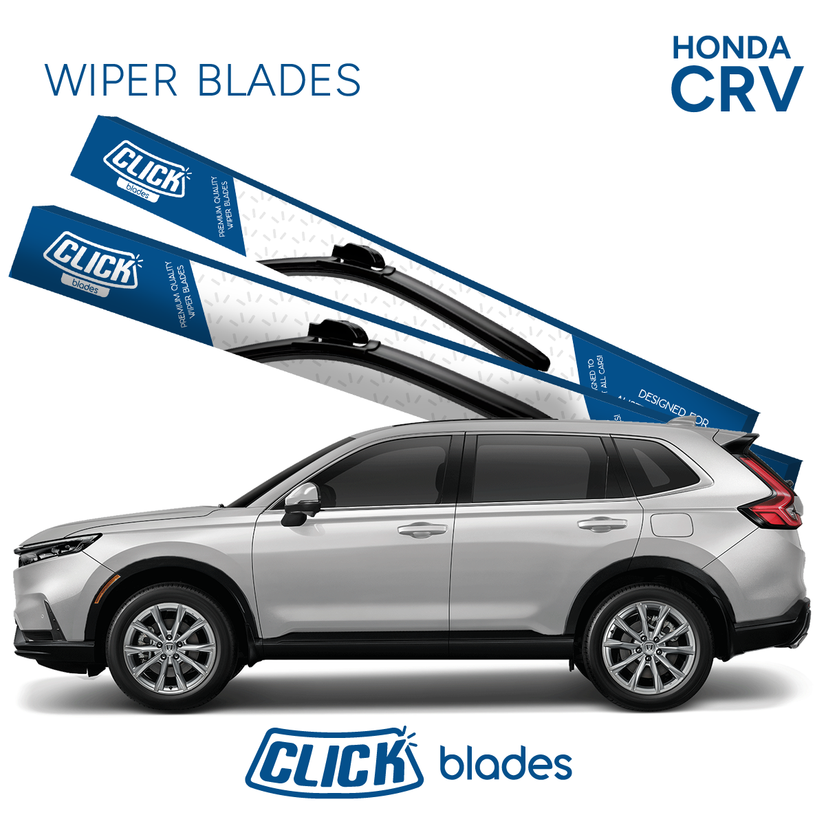Front Windscreen Wipers for Honda CR-V 2023 ->