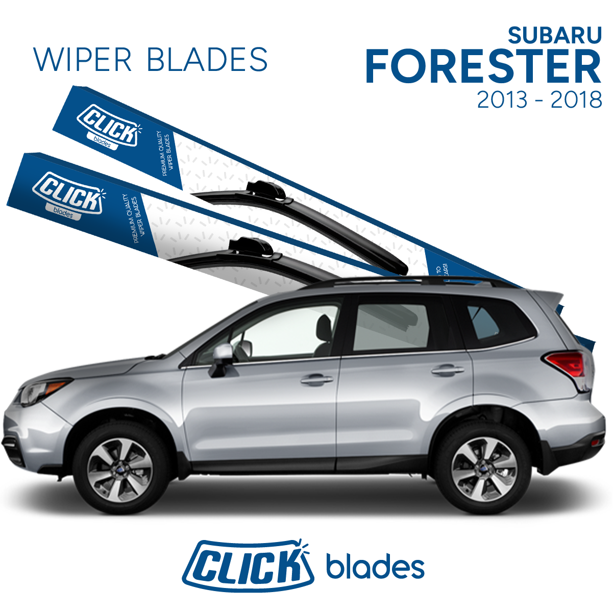 Front Windscreen Wipers for Subaru Forester 2013-2018