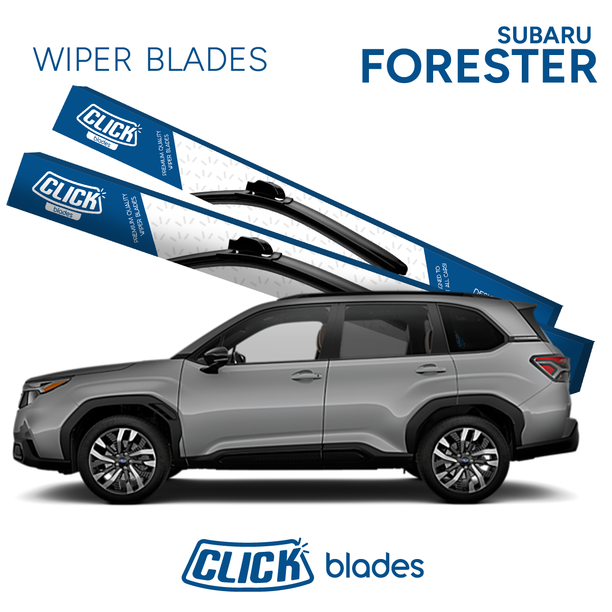 Front Windscreen Wipers for Subaru Forester 2018 ->