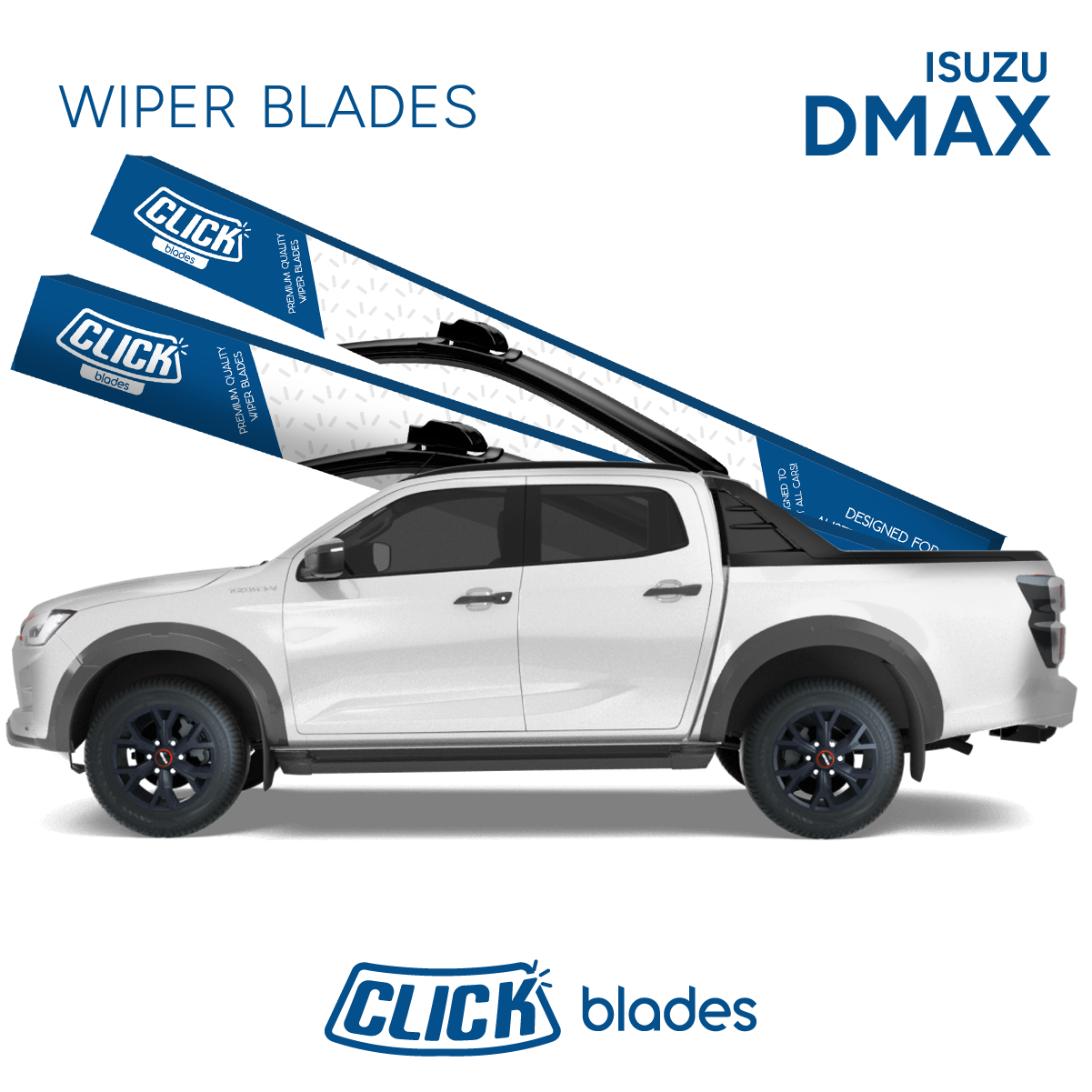 Front Windscreen Wipers for Isuzu D-Max 2020 ->