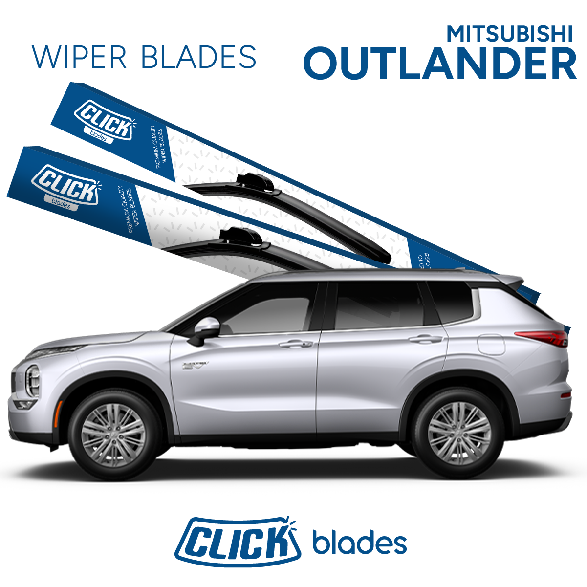 Front Windscreen Wipers for Mitsubishi Outlander 2021 ->