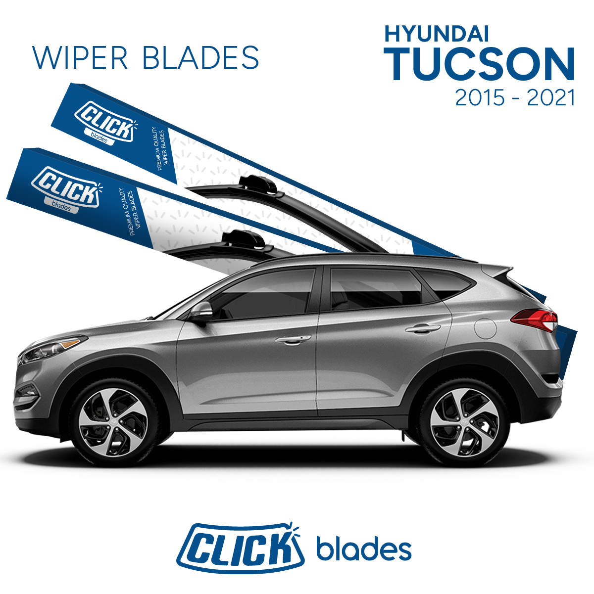 Front Windscreen Wipers for Hyundai Tucson 2015 - 2021
