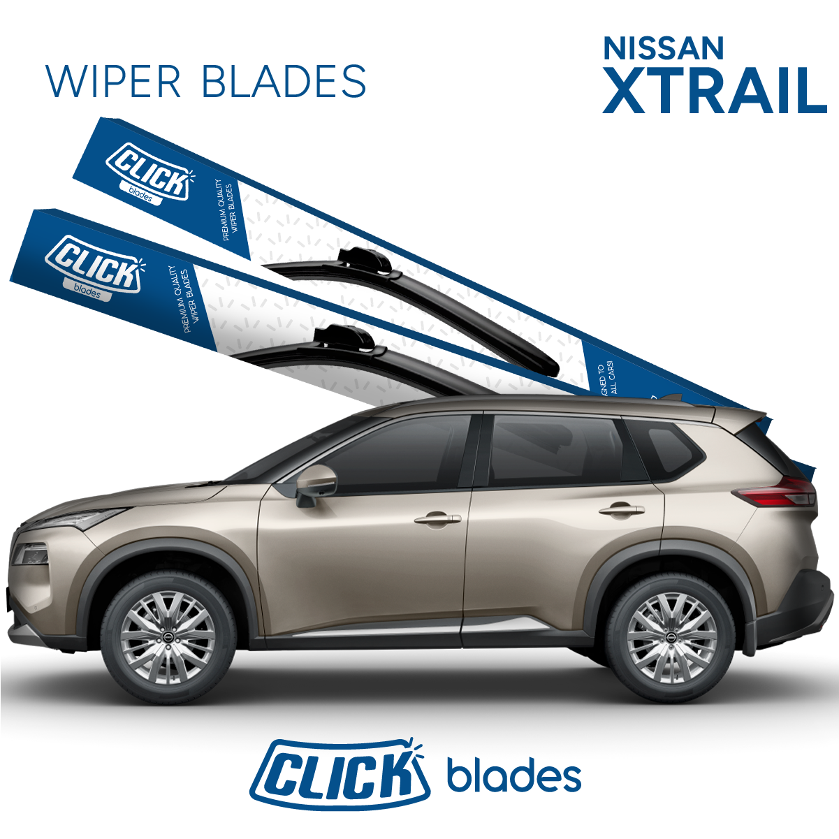 Front Windscreen Wipers for Nissan X-Trail 2022 ->