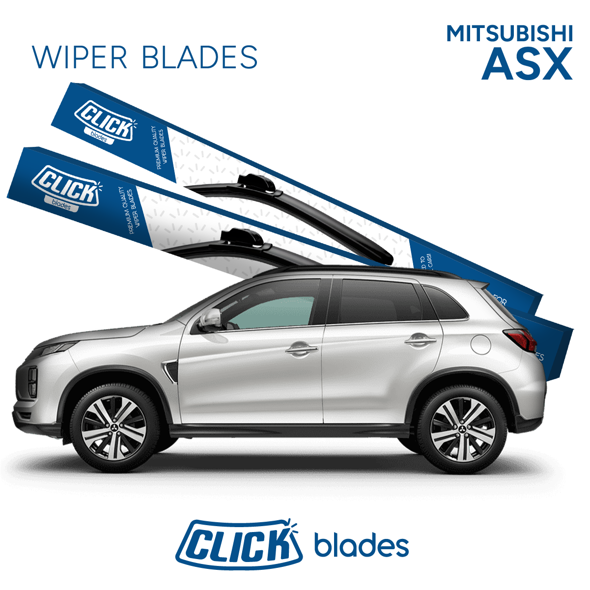 Front Windscreen Wipers for Mitsubishi ASX 2010 ->