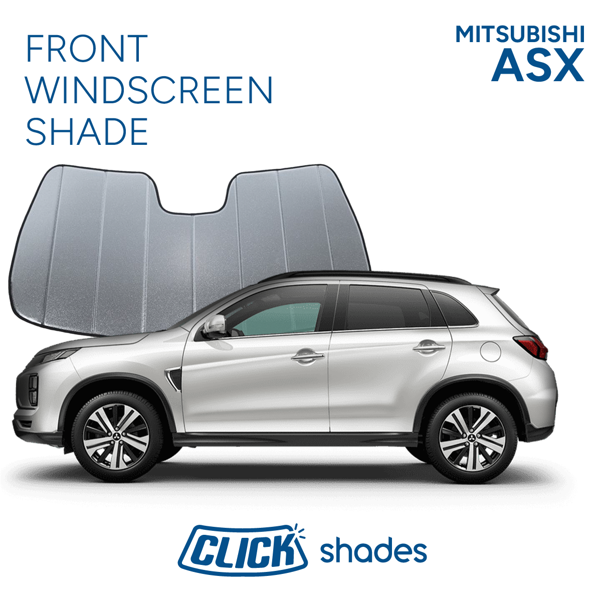 Front Windscreen Shades for Mitsubishi ASX 2010 ->