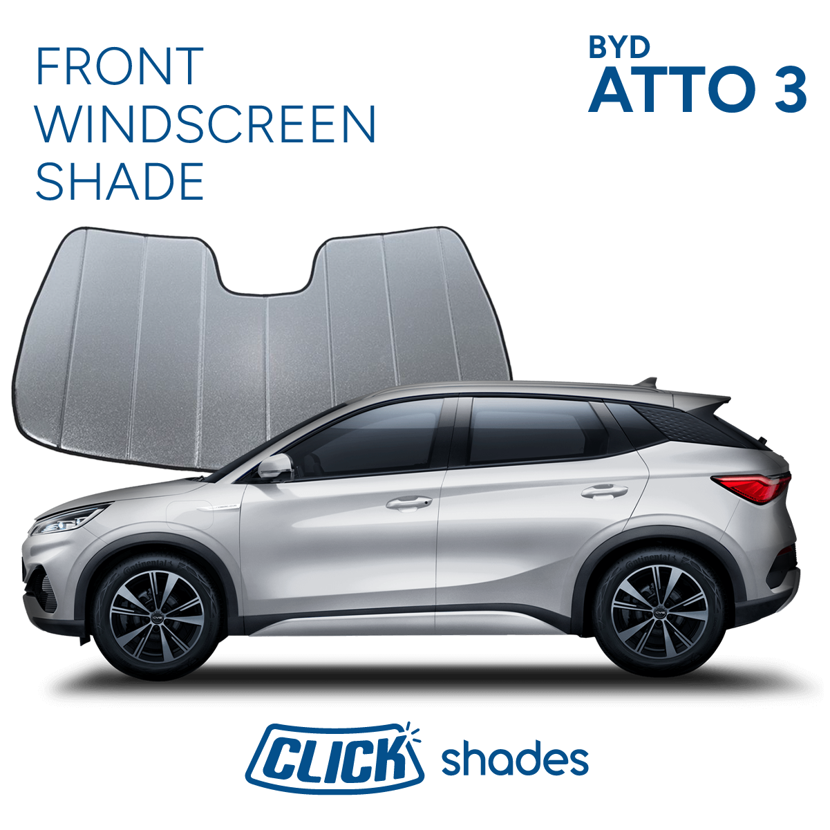 Front Windscreen Click Shade for BYD Atto 3 2022 ->