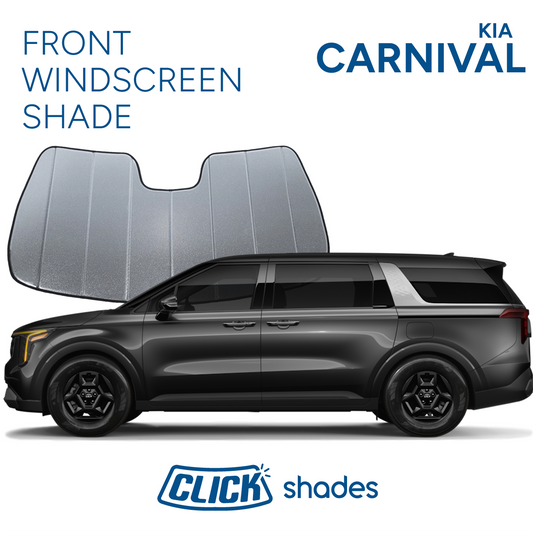 Front Windscreen Click Shades for Kia Carnival 2020 ->