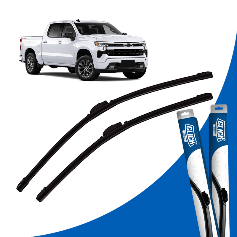 Front Windscreen Wipers for Chevrolet Silverado 2019 - 2026