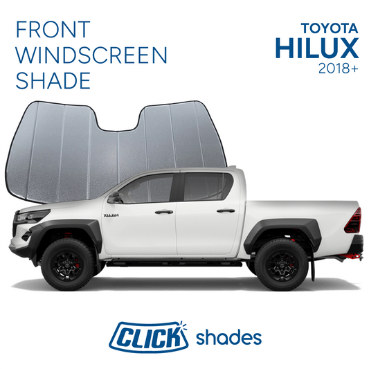 Front Windscreen Click Shade for Toyota Hilux 2015 ->