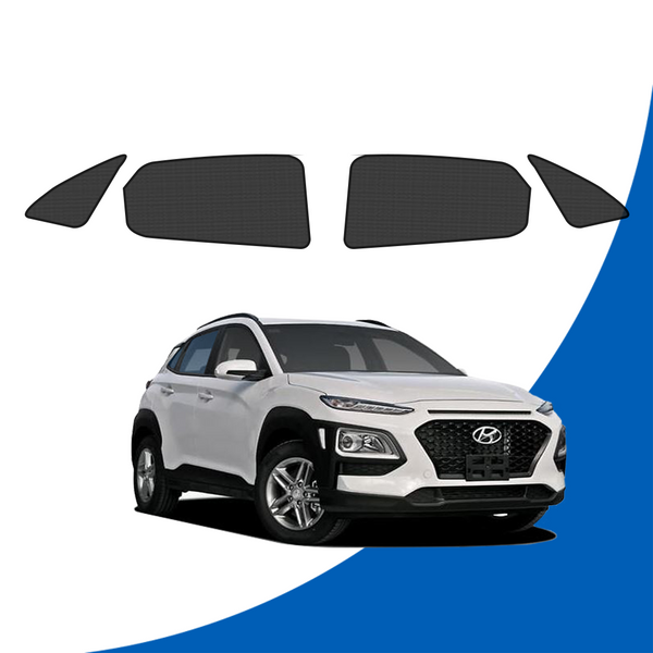 Rear Side Windows Click Shades for Hyundai Kona 2017-2023