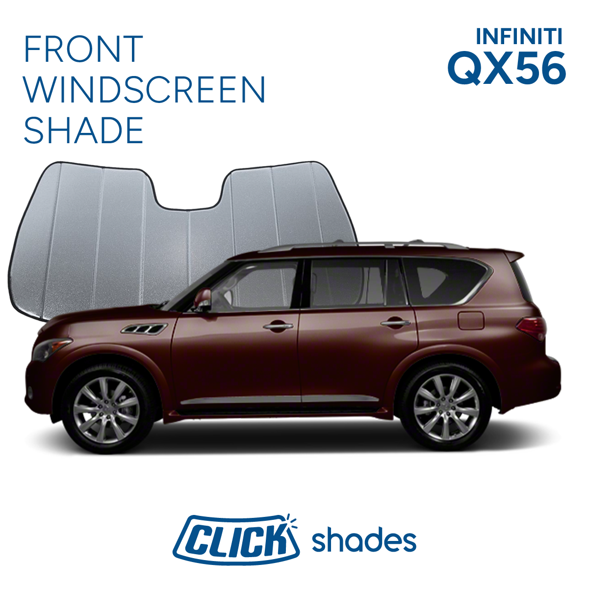 Front Windscreen Shade for Infiniti QX56 2010–2013