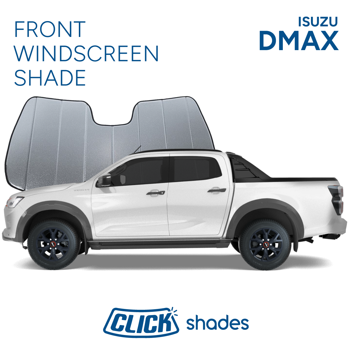 Front Windscreen Shade for Isuzu D-Max 2020 ->