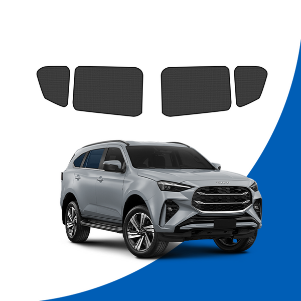 Rear Side Windows Click Shades for Isuzu MU-X 2020 - 2026