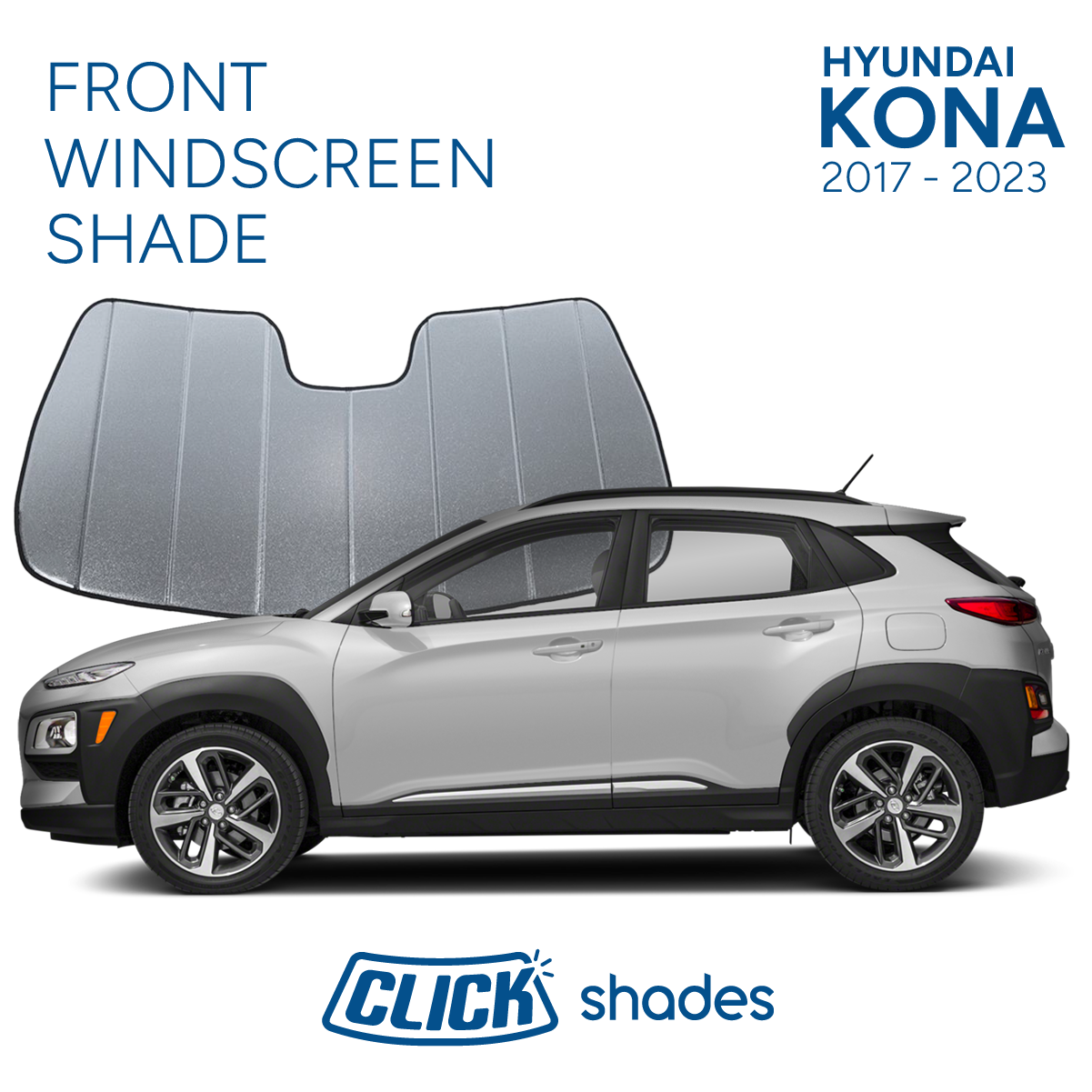 Front Windscreen Shade for Hyundai Kona 2017 - 2023