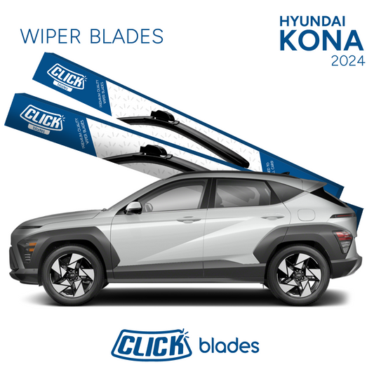 Front Windscreen Wipers for Hyundai Kona 2024 ->
