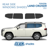 REAR SIDE WINDOWS SHADES TOYOTA LAND CRUISER 300