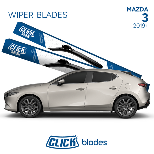 Front Windscreen Wipers for Mazda 3 2019 ->