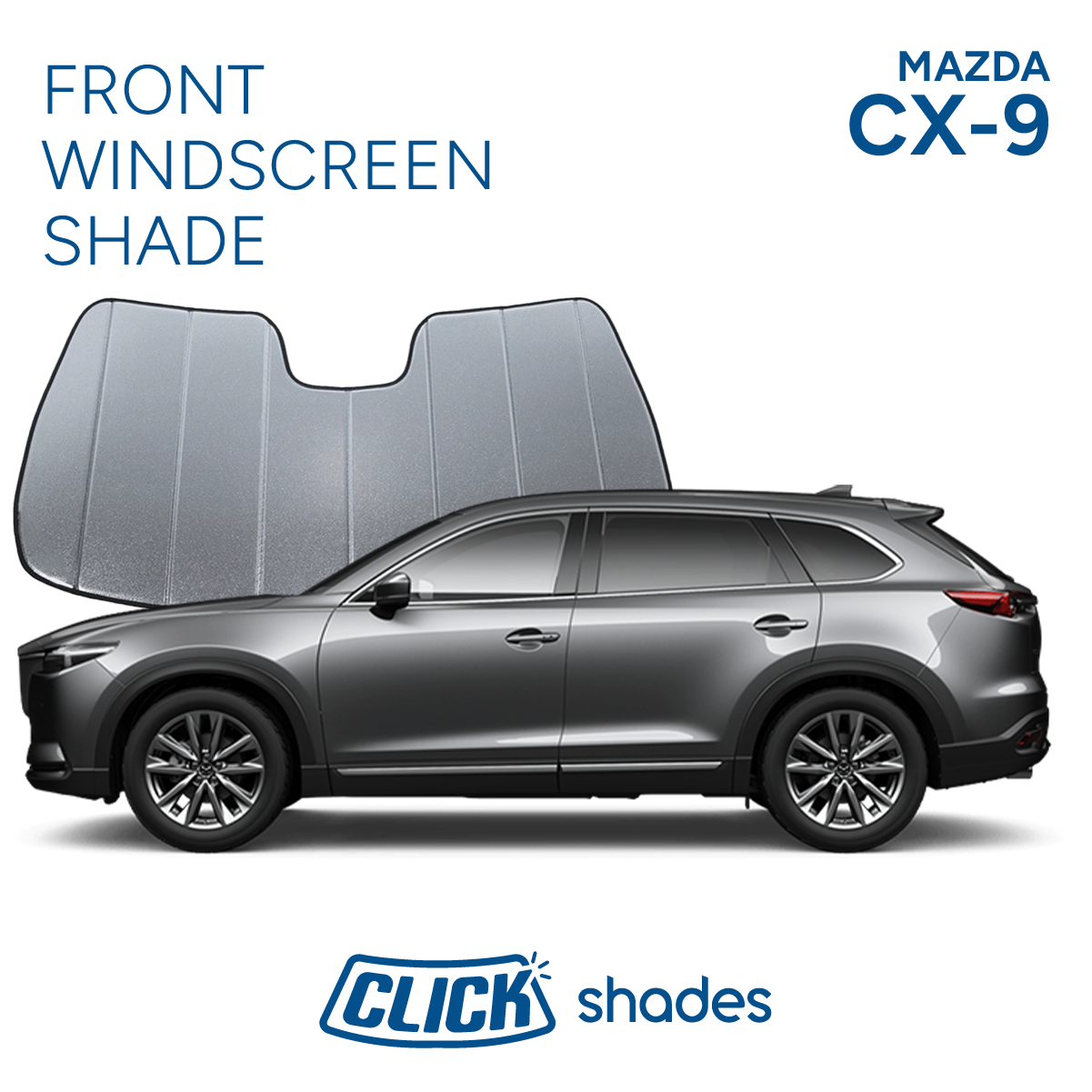 Front Windscreen Shade for Mazda CX-9 2016 ->