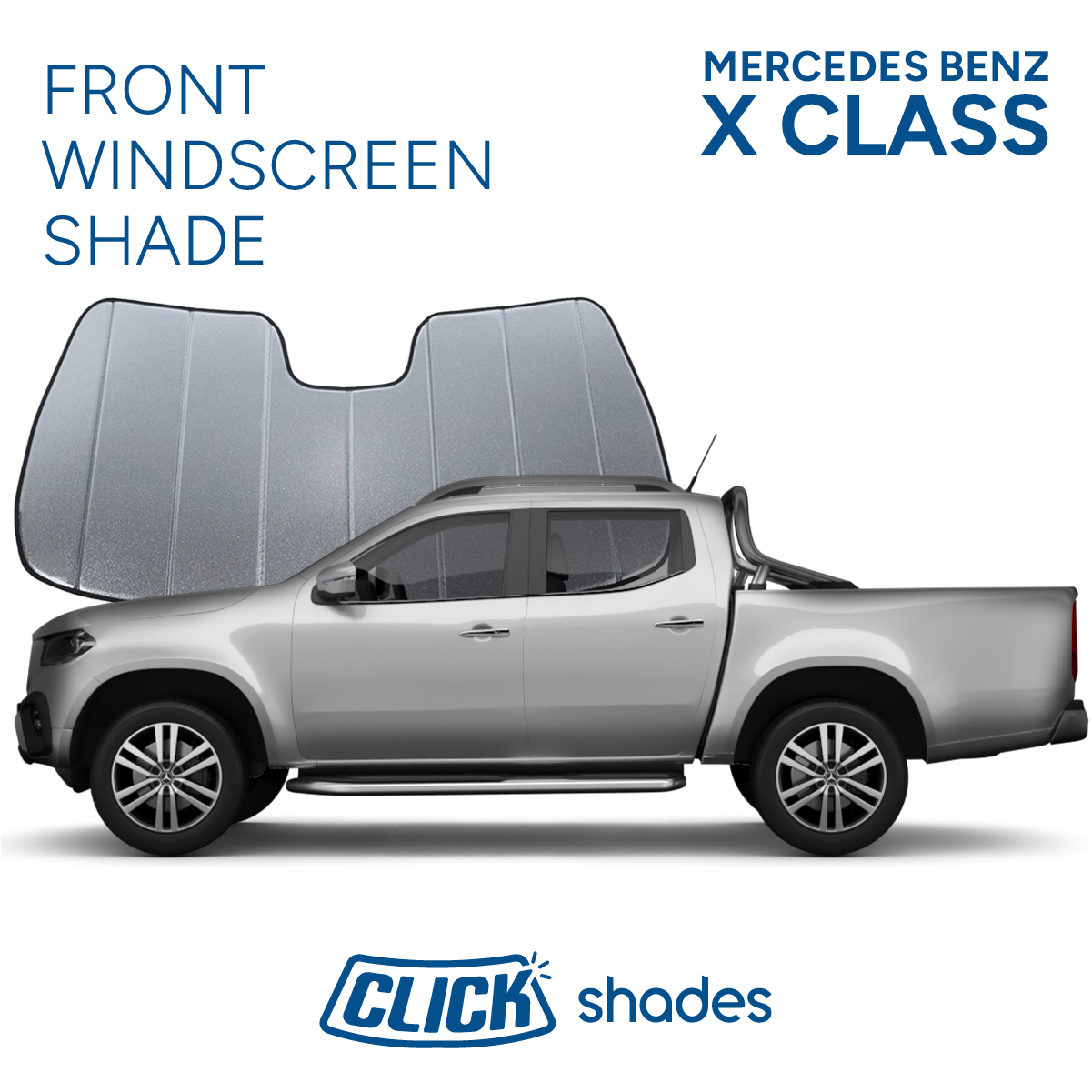 Front Windscreen Shade for Mercedes-Benz X-Class 2017-2020