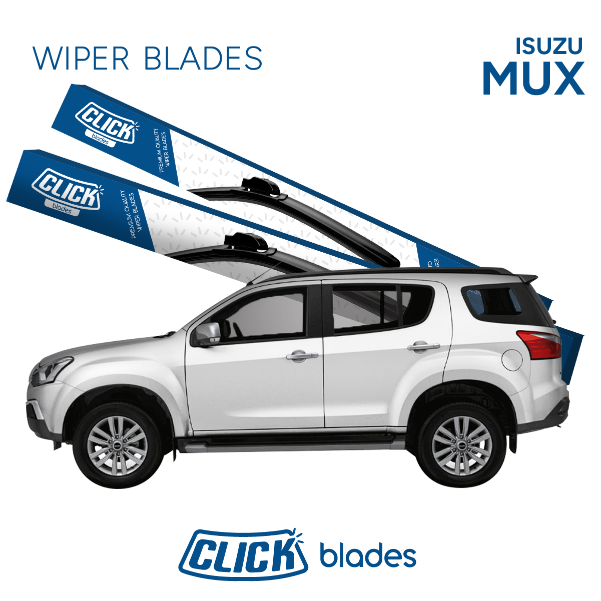 Front Windscreen Wipers for Isuzu MU-X 2020 ->