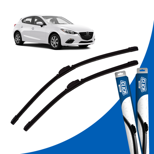 Front Windscreen Wipers for Mazda 3 Hatch 2013 - 2018