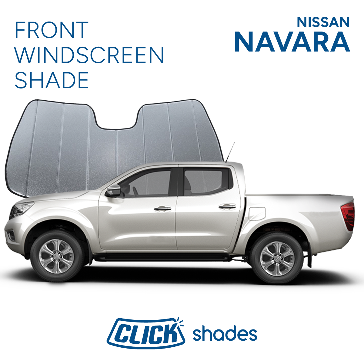 Front Windscreen Shade for Nissan Navara/NP300 2015 ->
