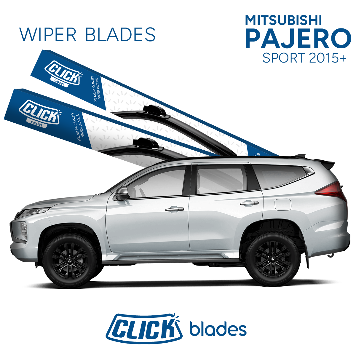 Front Windscreen Wipers for Mitsubishi Pajero Sport 2015 ->