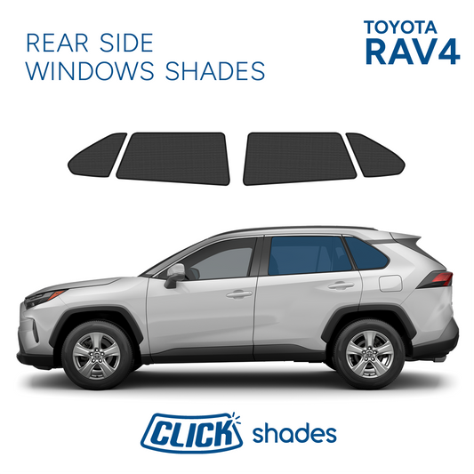Rear Side Windows Click Shades for Toyota RAV 4 2018-2025