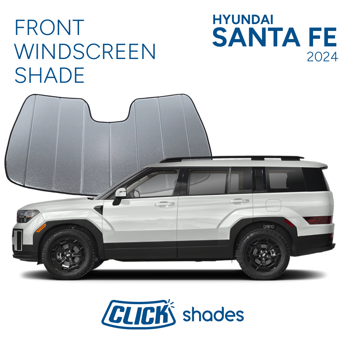 Front Windscreen Shade for Hyundai Santa Fe 2024 ->