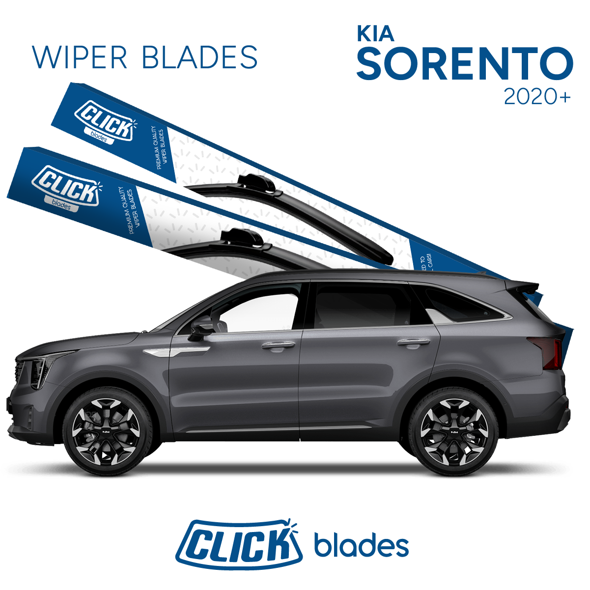 Front Windscreen Wipers for Kia Sorento 2020 ->