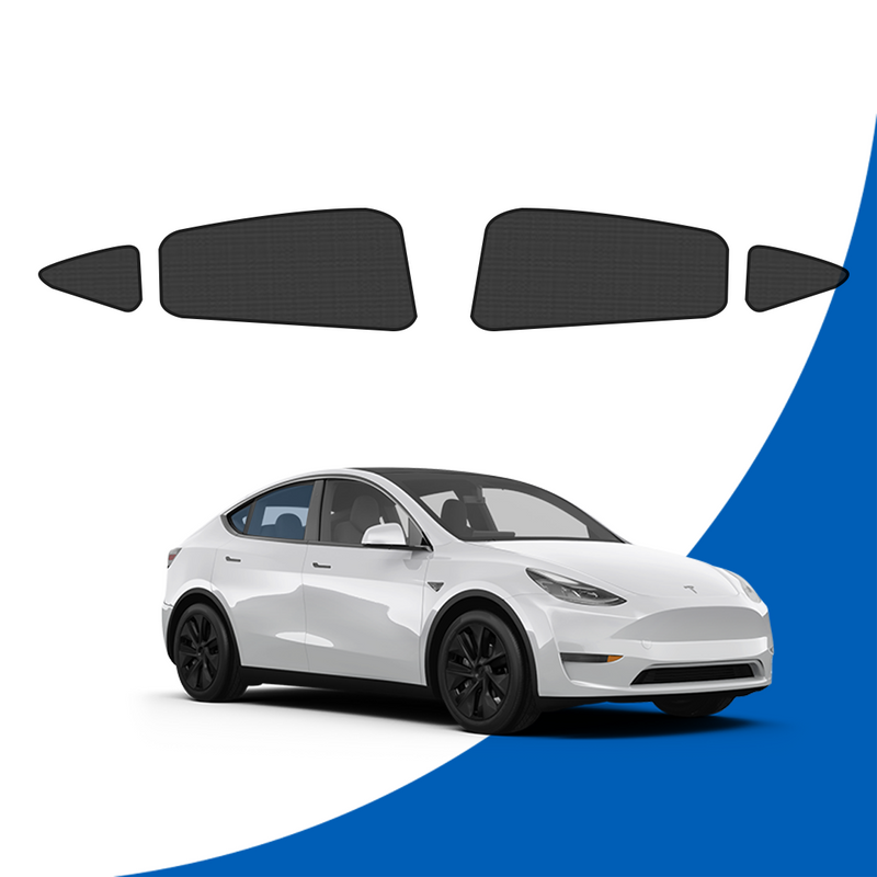 Rear Side Windows Click Shades for Tesla Model Y 2020 - 2026