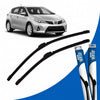 Front Windscreen Wiper Blades for Toyota Corolla Hatch 2012 2018 E180