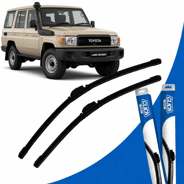 Front Windscreen Wiper Blades for Toyota Land Cruiser 76 Series 2007 2023