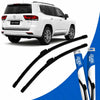 Front Windscreen Wiper Blades for Toyota Land Cruiser Rear Liftgate 2021 2024 300 Series