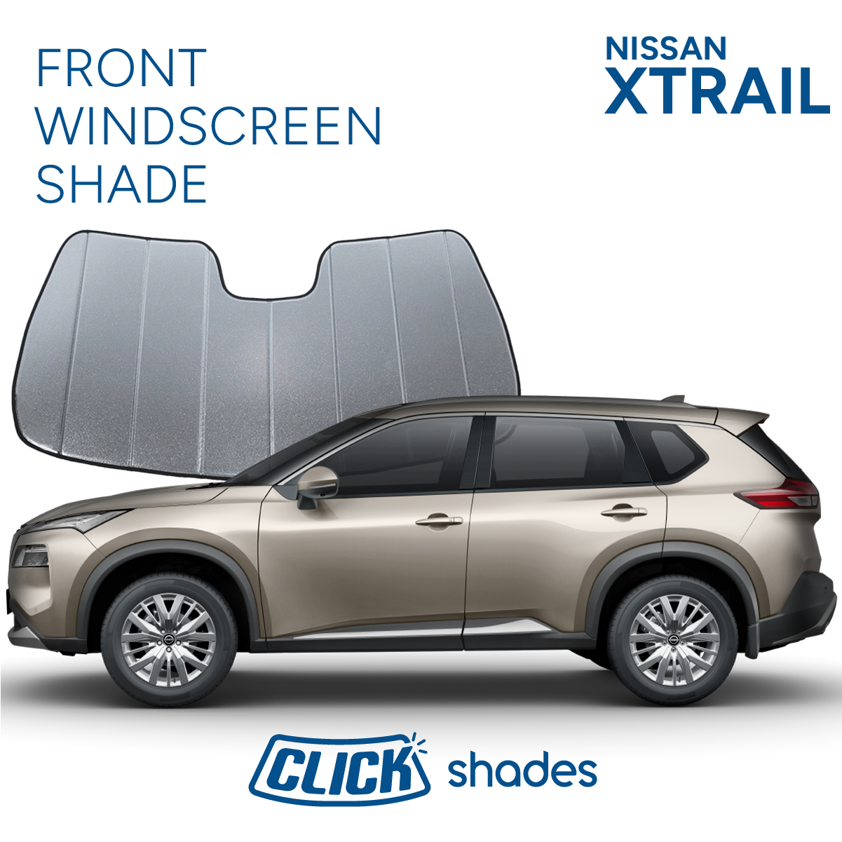 Front Windscreen Shade for Nissan X-Trail 2021 ->