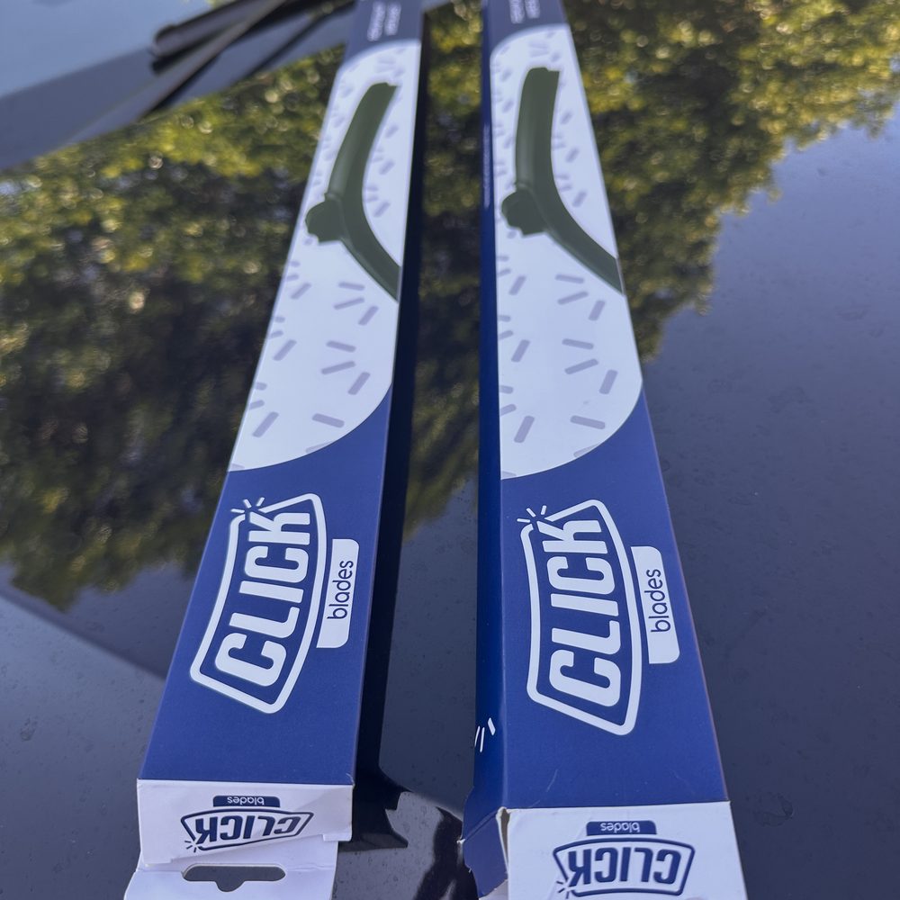 Click Blades fitted on a customer's car